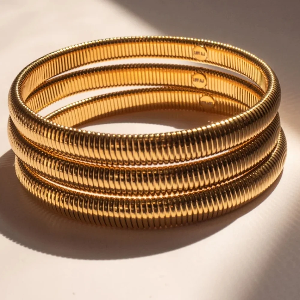 Flex bangle bracelet set of 3 - Picture 6 of 7